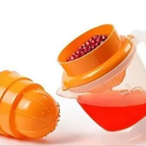2 in 1 Manual Hand Juicer with Strainer and Container