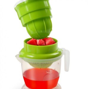 2 in 1 Manual Hand Juicer with Strainer and Container