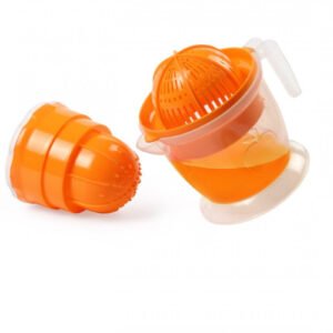 2 in 1 Manual Hand Juicer with Strainer and Container