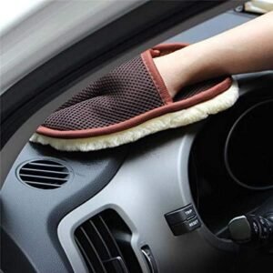Scratch Free Microfiber Gloves Cleaning Gloves for Cars and Bikes
