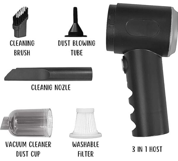 PRODUCT IMAGE: USB Rechargeable Wireless Handheld WetDry Car Vacuum Cleaner AS-228