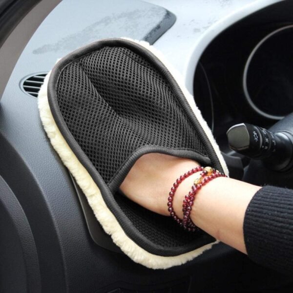 Scratch Free Microfiber Gloves Cleaning Gloves for Cars and Bikes