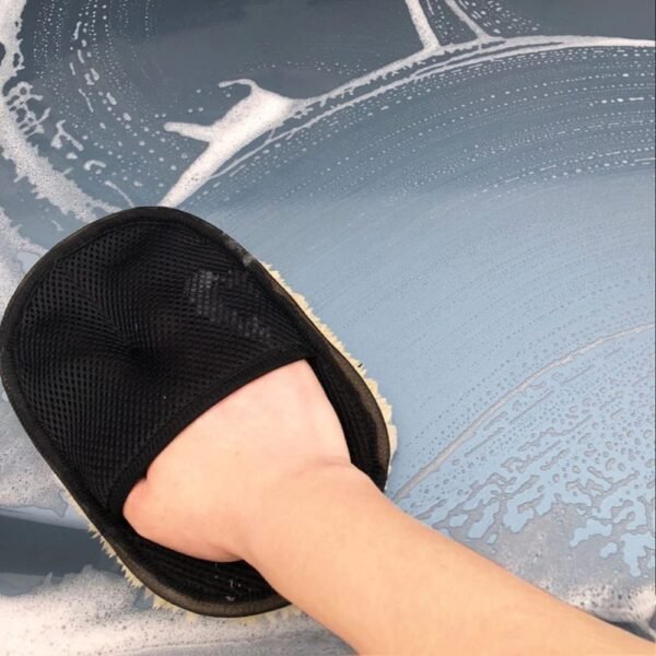 Scratch Free Microfiber Gloves Cleaning Gloves for Cars and Bikes