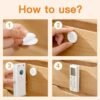 MAGNETIC HOOKS WALL MOUNT 2 SETS