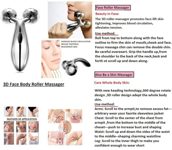 PRODUCT IMAGE: 3D Massage For Relaxation and Skin Tightening (Silver)
