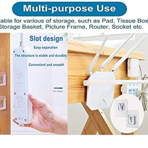 PLASTIC WATERPROOF MAGIC MALE FEMALE WALL STICKER HOOK 8 SETS.