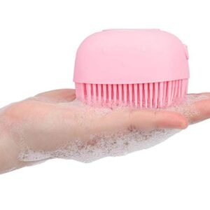 Silicone Brush with Shower Gel Dispenser  with Soft Silicone Bristle